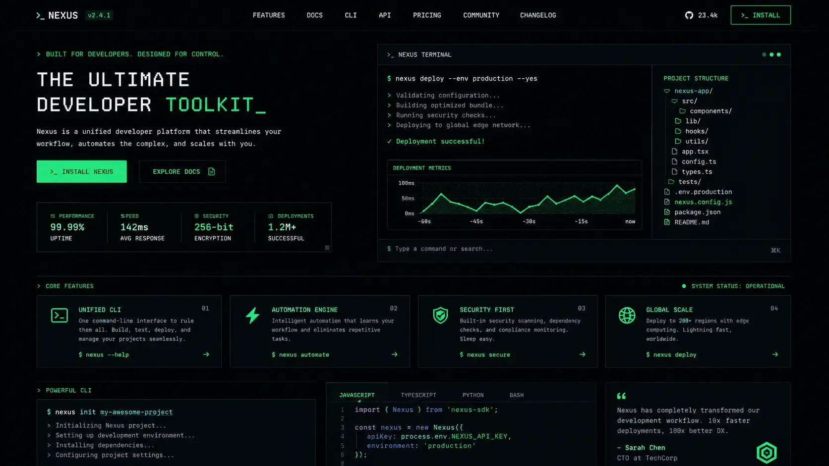 Dark Mode UI/UX dla platformy IT