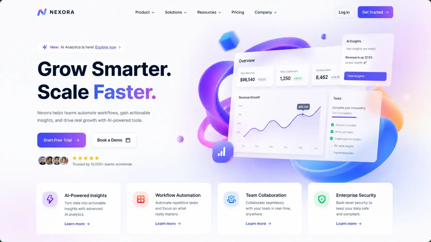 Nowoczesna Platforma SaaS (Nexora)
